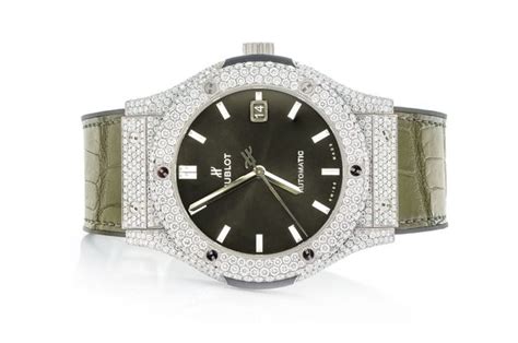 hublot geneve iced out|Hublot Classic Fusion 42MM Steel 9.50ctw (nx8970) .